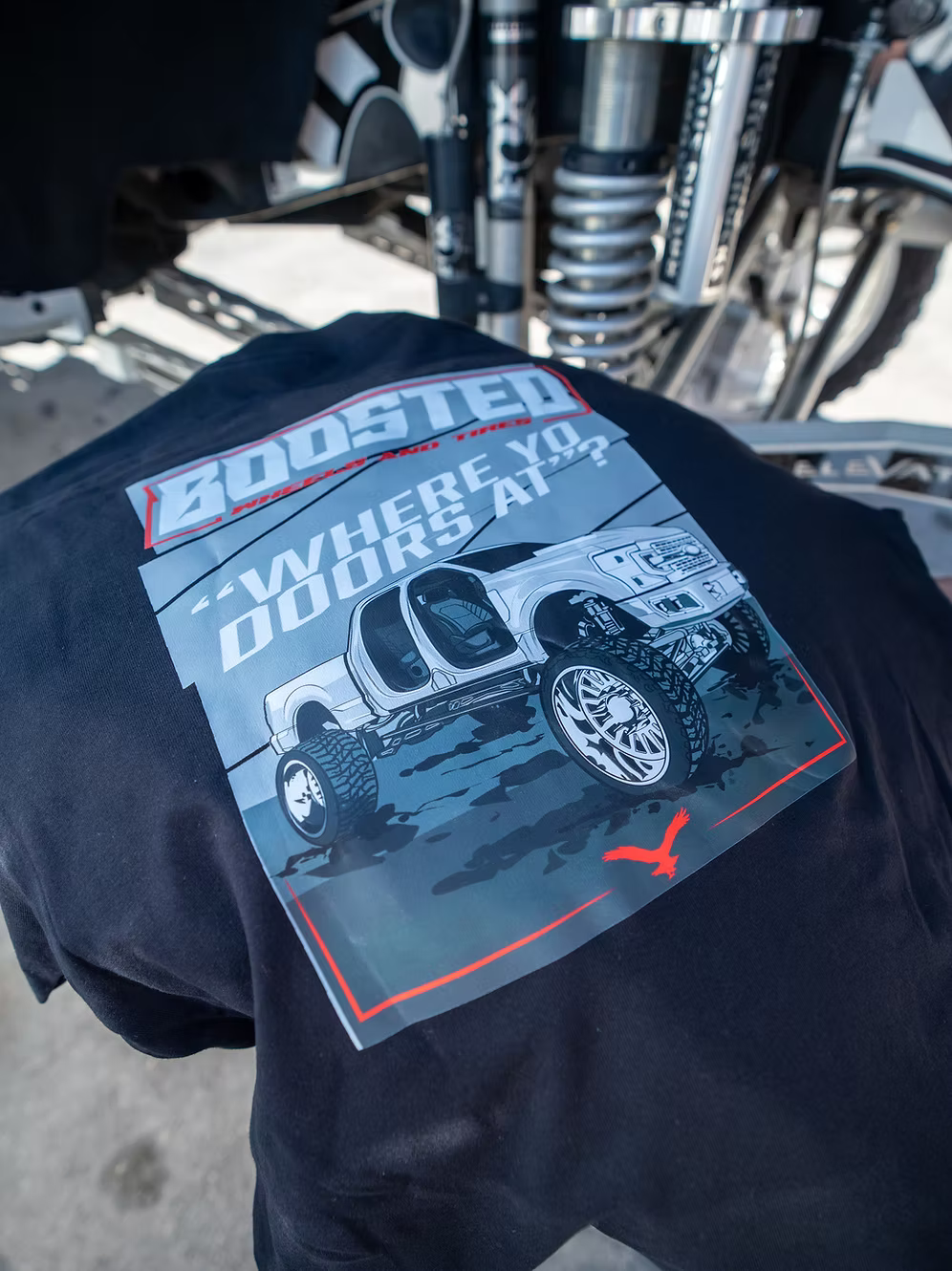 'Where Yo Doors At' heavy weight tee