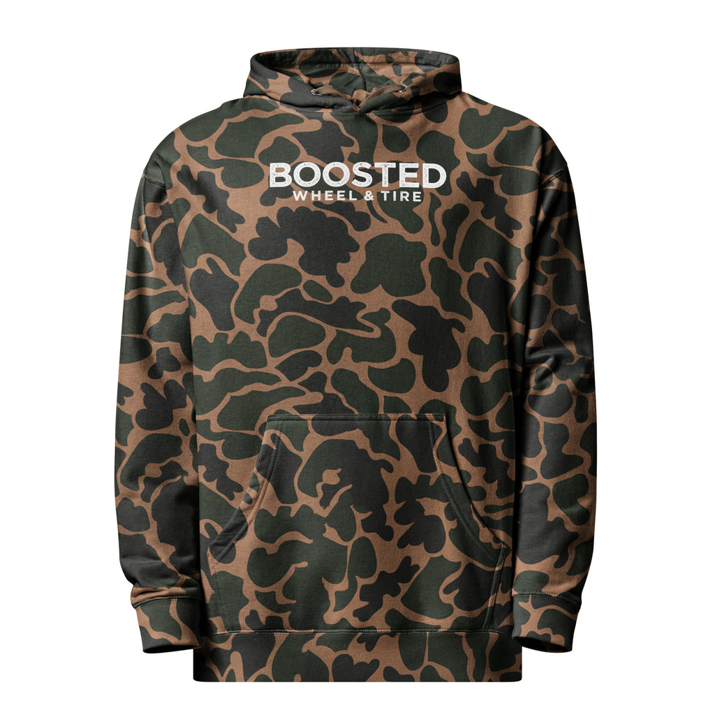 Boosted Wheel And Tire Duck Camo Hoodie