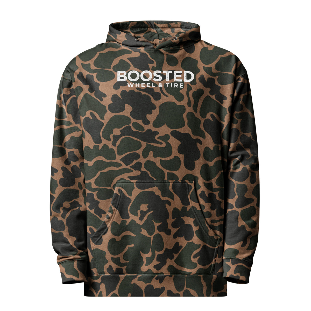 Boosted Wheel And Tire Duck Camo Hoodie